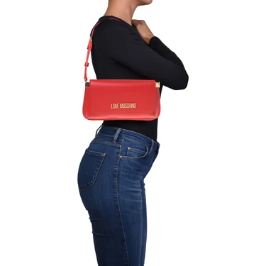 Love Moschino Kırmızı Kadın Omuz Çantası JC4058PP1M500 Fiyatı
