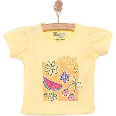 HelloBaby Basic Kız Meyve Baskılı T-Shirt Kız