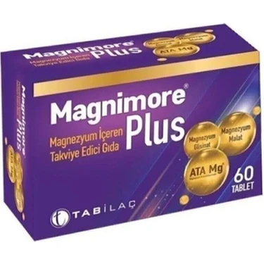 Magnimore Plus 60 Magnezyum İçeren Takviye Edici