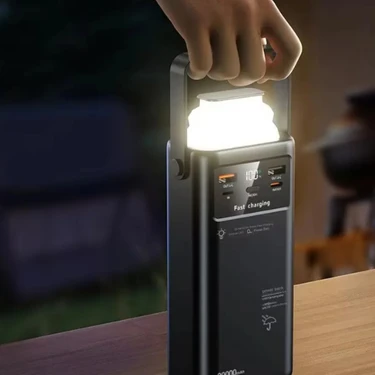 Hzl 40.000 mAh Pd 22.5W 3.0 Hızlı Şarj Gerçek 40.000 mAh