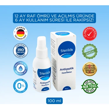 Sterilox Antiseptik & Dezenfektan (Hipokloröz) 100