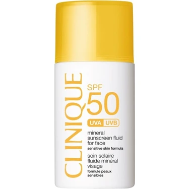 Clinique Mineral Sunscreen Yüz Güneş Kremi SPF 50 - 30 ml | UVA/UVB koruma, ultra hafif,
