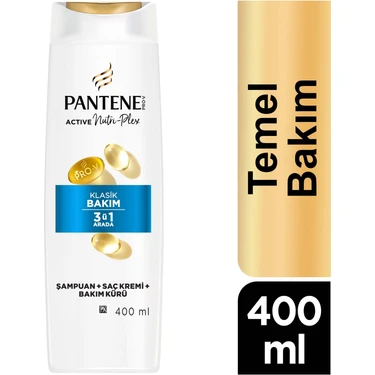 Pantene Temel Bakım 3'ü 1 Arada Şampuan