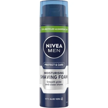 Nivea Men Protect & Care Köpüğü 200 ml Hassas Ciltler İçin Nemlendirici Özellikli Tıraş