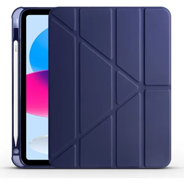 Apple Ipad 11 Inç A16 (11.nesil) 2025 Kalem Bölümlü Standlı Uyku Modlu Akıllı Kılıf