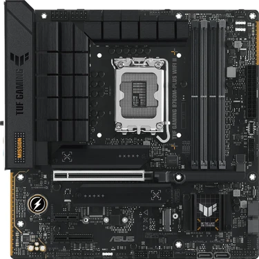 ASUS TUF GAMING B760M-PLUS WIFI II Intel B760 LGA1700 DDR5 7800 DP HDMI 3x M2 USB3.2 WiFi 6E + BT
