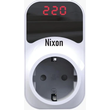Nixon Premium Serisi 150/280V 16 Amper Ayarlanabilir Gerilim ve Voltaj Korumalı Dijital Ekranlı