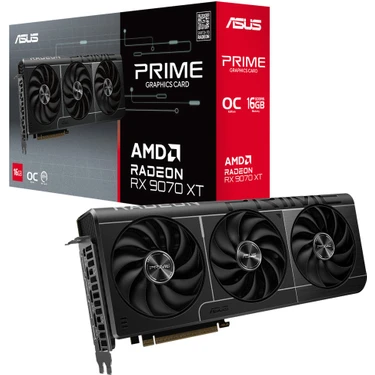 ASUS-PRIME-RX9070XT-O16G-AMD-RADEON-RX 9070 XT-16GB