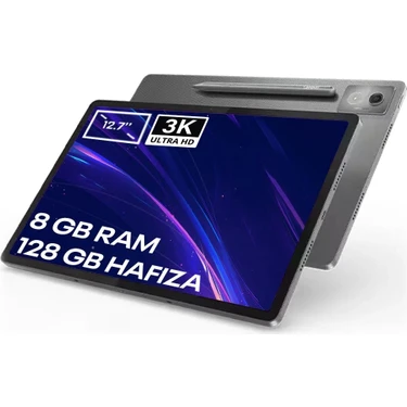 Lenovo Idea Tab Pro 12.7 inç 3K UHD Mat Edition 8GB Ram 128GB Hafıza Luna Gri Tablet