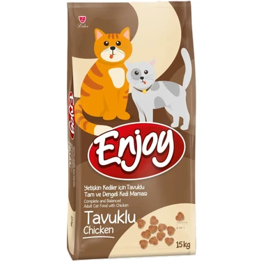 Enjoy Tavuklu Yetişkin Kedi Maması 15