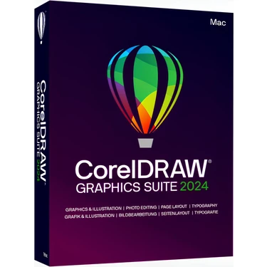 CorelDRAW Graphics Suite 2024 MacOS Dijital Lisans