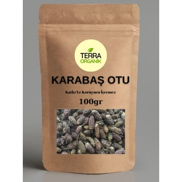 Terra Organik Karabaş Otu 100 gr ( Doğal Kurutulmuş, Elenmiş, Katkısız