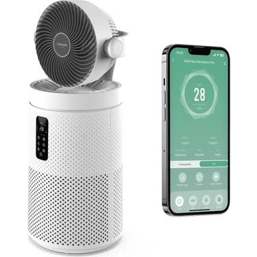 Xenon Smart Akıllı Air Purifier, Fanlı Hava Temizleyici, Sessiz Hava Temizleme