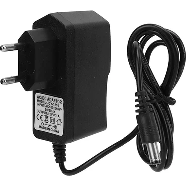 12 Volt 1 Amper Adaptör, Modem Adaptörü, Mini Uydu Cihazı Adaptörü 12 Volt