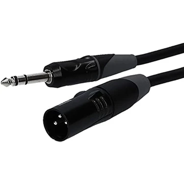 Cırtlı Aes ve Cırt Pimli Analog Kablosu 3 Kutuplu Mikrofon "fiş 3 - 1/4 Xlr Erkek 5 M