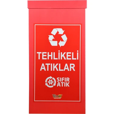 Geri Dönüşüm Kutusu - Atık Kutusu (Tehlikeli
