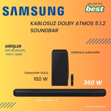 Samsung 2024 Yılı Üretimi 5.1.2 Kanal
