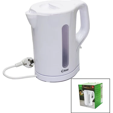 Kiwi Kettle Su Isıtıcısı  Beyaz  1.7lt  2000W Otomatik Kapanma - 360° Gövde - Kablo Saklama
