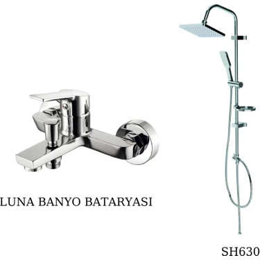 Creavit Luna Banyo Bataryası ve SH630 Tepe Duş
