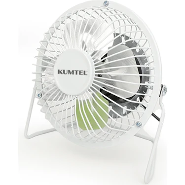 Kumtel Beyaz Masaüstü USB Fan