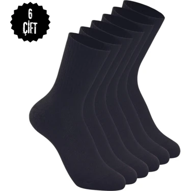 Çorap Kurdu 6'lı Ekonomik Paket Unısex Spor Kolej