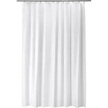 Duş Perdesi 180X200 cm Ikea Su Geçirmez Banyo Perdesi Beyaz