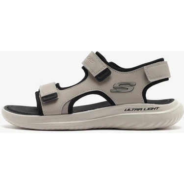 Skechers Bounder 2.0 Thutton Erkek Bej Sandalet 232893 Tpbk Hafif Yapı Ve Konforlu