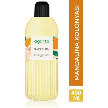 Agarta 80 Derece Mandalina Kolonyası 400 ml Pet