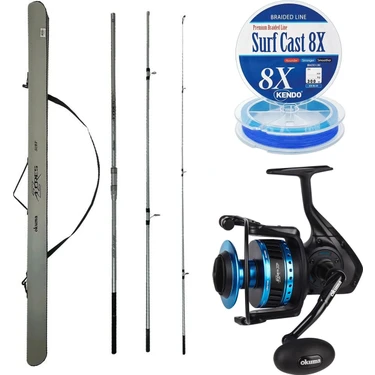 Yekoutdoor Profesyonel Olta Seti Okuma Azores Surf 430CM 3 Fiyatı