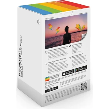 Polaroid Hi-Print - Bluetooth Fotoğraf Yazıcısı ve Kağıt Ikili Paketi