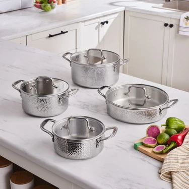 Redchef Keramik-Kochset 14-teilig - Antihaft PFAS-frei Für Induktion