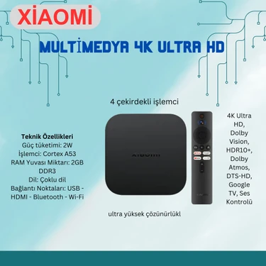 Xiaomi 4K 2. Nesil Android Tv
