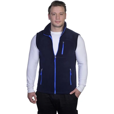 Store Erkek Polar Yelek Tam Femuarlı Outdoor Spor Yelek 3 Cepli 8