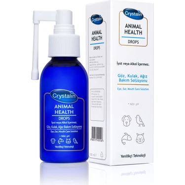 Crystalin Animal Health Ağız, Göz, Kulak ve Yara bakım solüsyonu  100