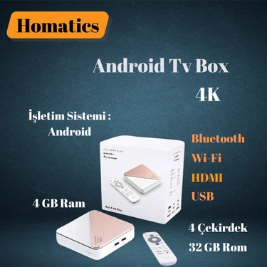 Homatics 4K Plus 4 GB Ram / 32 GB Android Tv Box 5 13