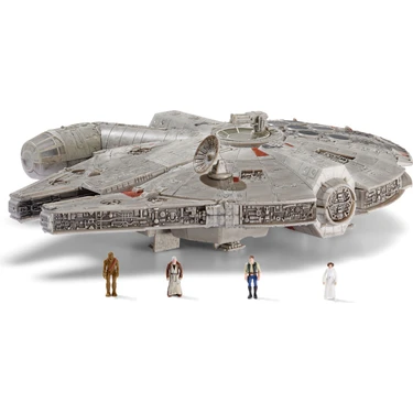 特撮 STAR WARS MILLENNIUM FALCON Star Wars Millennium Falcon ve Mikro Figür Seti SWJ0022 Fiyatı
