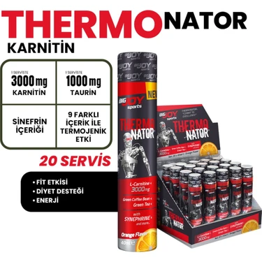 big joy thermonator l-carnitine 3000 mg Bigjoy Sports Bigjoy 20 Ampül Portakal Cardiology greencoffee Color:Turquoise