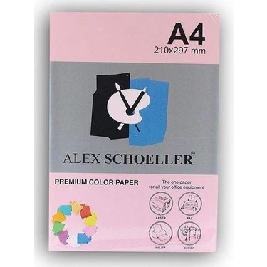 Alex Schoeller A4 Fotokopi Kağıdı 500 lü Pembe