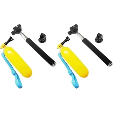 Unfathomable Gopro Hero Için Go Pro Aksiyon Spor Kamera Aksesuarları Seti Için Yüzen + Selfie
