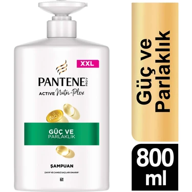 Pantene Güç ve Parlaklık Şampuan 800