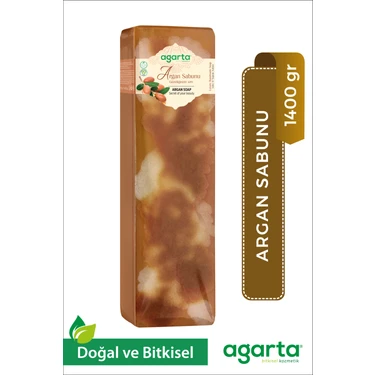 Agarta Doğal 1400 Gr El Yapımı Argan Sabun