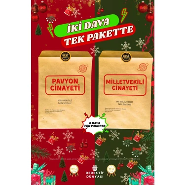 Dedektif Dünyası 2 Dedektif Oyunu | Milletvekili Cinayeti | Pavyon Cinayeti | 2 Dedektiflik Oyunu