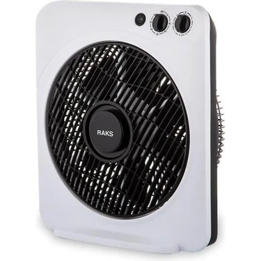 Raks Beyaz Kutu Tipi Vantilatör 60 W Güçlü Motor ile Sessiz Çalışma Özelliği