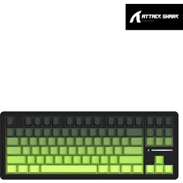 Attack Shark M87 Prov2 White Switch Mekanik Rgb Triplemode E-Sports Profesyonel Gaming Oyuncu