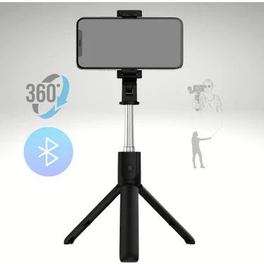 Zore S05 Bluetooth Selfie Özellikli Çok Fonksiyonlu Teleskopik Canlı Yayın Tripod Selfie  & Telefon