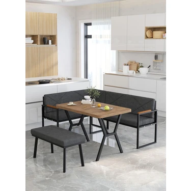 Src Serisi Mutfak, Balkon Köşe Takımı, 70 x 110  cm  Atlantik Masalı -
