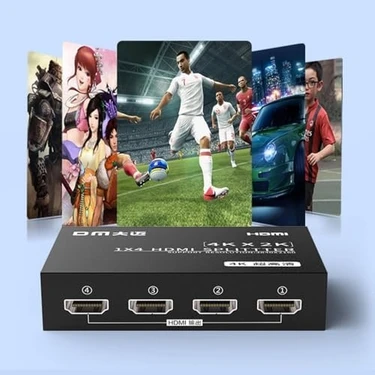 Splitter Çoklayıcı Çıkış HDMI Giriş 4 30Hz 1 CHB079 4K