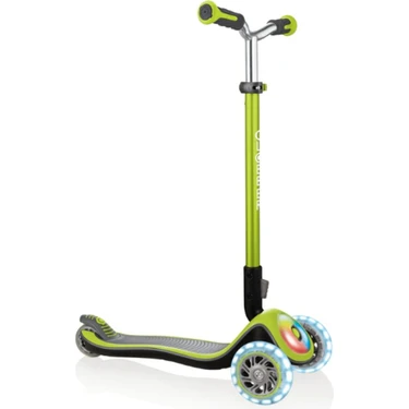 Globber Elite Prime Full Işıklı Scooter 3-12 Yaş 4 Tekerlekli Yeşil Avengers