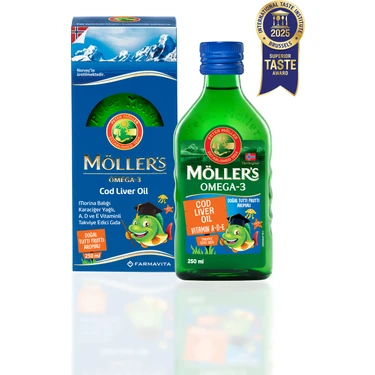 Möller's Tutti Frutti Omega-3 Balık Yağı 250