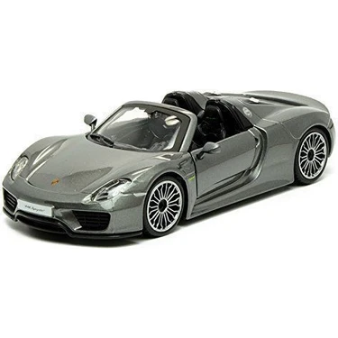Burago 1:24 Porsche 918 Spyder Model Araba Gri 1/24 Ölçekli Fiyatı